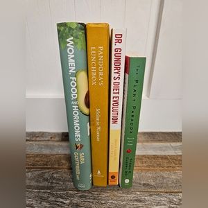 Food + Diet Books :Woman Food and Hormones, Dr. Gundry Books, Pandora's Lunchbox